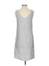 Madison 100% Rayon Chevron-herringbone Silver Casual Dress Size S - photo 1
