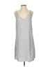 Madison 100% Rayon Chevron-herringbone Silver Casual Dress Size S - photo 2