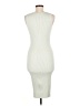 Express Solid Ivory Cocktail Dress Size M - photo 2