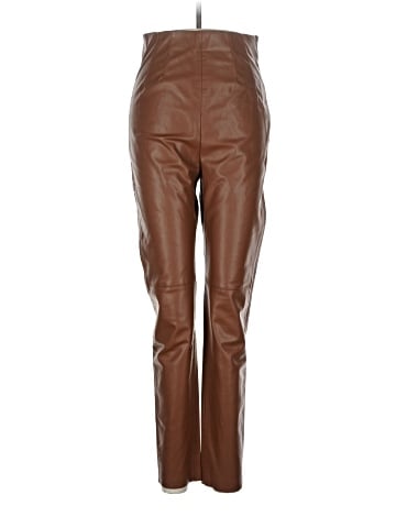 Zara Faux Leather Pants (view 1)