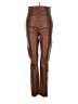 Zara Brown Faux Leather Pants Size M - photo 1