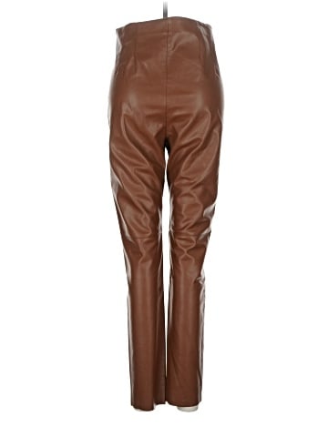 Zara Faux Leather Pants (view 2)