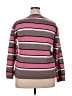 Ann Taylor Stripes Brown Pullover Sweater Size XL - photo 2