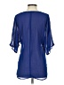 WAYF 100% Polyester Blue 3/4 Sleeve Blouse Size XS - photo 2