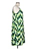 Wanderlux 100% Polyester Chevron-herringbone Green Casual Dress Size L - photo 4