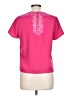 Maje 100% Polyester Pink Short Sleeve Blouse Size Lg (3) - photo 2