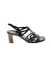 Paul Green 100% Leather Black Brown Sandals Size UK 5 / US 7 - photo 1
