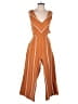 Lucky Brand Stripes Orange Jumpsuit Size S - photo 1