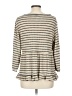 Ro & De Stripes Tan Pullover Sweater Size L - photo 2
