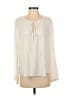 Avaleigh 100% Rayon Ivory Long Sleeve Blouse Size S - photo 1