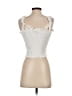 Shein 100% Polyester Ivory Sleeveless Top Size S - photo 2