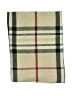 V.Fraas 100% Acrylic Plaid Ivory Tan Scarf One size - photo 2