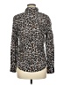 J.Crew Animal Print Brown Long Sleeve Button-Down Shirt Size 8 - photo 2