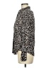 J.Crew Animal Print Brown Long Sleeve Button-Down Shirt Size 8 - photo 5