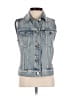 J.Crew 100% Cotton Blue Denim Vest Size XXS - photo 1