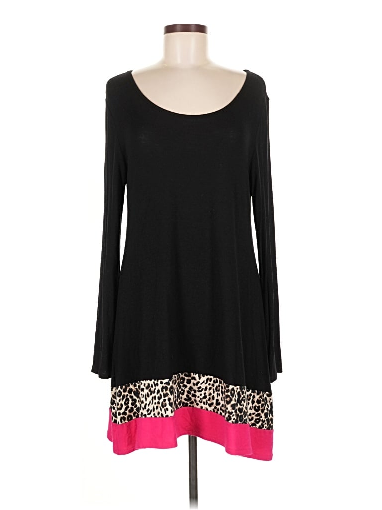 Pre-owned 12pm By Mon Ami Casual Dress In Black