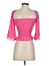 Rays for Days 100% Rayon Pink 3/4 Sleeve Blouse Size XS - photo 2