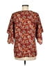 Weston 100% Polyester Red Short Sleeve Blouse Size M - photo 2