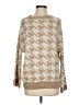 Princess Polly 100% Acrylic Houndstooth Tan Pullover Sweater Size XS - photo 1