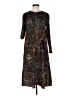 Assorted Brands Print Brown Casual Dress Size EU 40 / US 10 - photo 1
