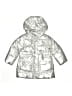 Crewcuts 100% Nylon Metallic Silver Snow Jacket Size 3 - photo 1