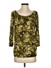 MICHAEL Michael Kors 100% Lyocell Green 3/4 Sleeve Blouse Size XS - photo 1