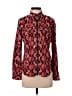 MICHAEL Michael Kors 100% Polyester Burgundy Long Sleeve Blouse Size S - photo 1