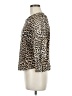 Chico's Animal Print Brown Long Sleeve Blouse Size Med (1) - photo 5