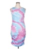 Unbranded Tie-dye Blue Cocktail Dress Size XL - photo 1