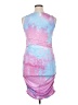 Unbranded Tie-dye Blue Cocktail Dress Size XL - photo 2
