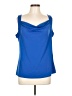 Covington Blue Sleeveless Blouse Size L - photo 1