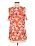 CAbi Orange Short Sleeve Blouse Size M - photo 2