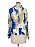 The Drop 100% Viscose Print Blue 3/4 Sleeve Blouse Size XS - photo 1