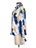 The Drop 100% Viscose Print Blue 3/4 Sleeve Blouse Size XS - photo 5