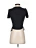 Zara Black Short Sleeve Top Size S - photo 2