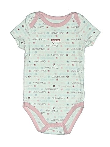 Calvin Klein Short Sleeve Onesie (view 1)