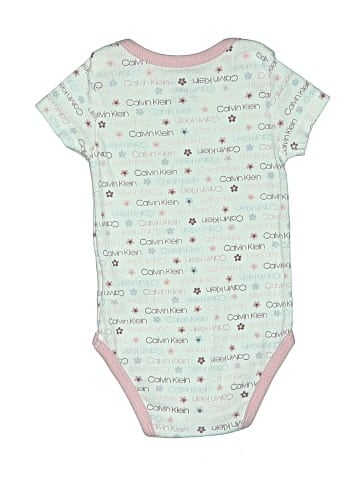 Calvin Klein Short Sleeve Onesie (view 2)