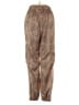 A Love Like You 100% Polyester Animal Print Brown Cargo Pants Size XS - photo 2
