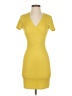 Assorted Brands Solid Yellow Casual Dress Size S - photo 1