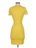 Assorted Brands Solid Yellow Casual Dress Size S - photo 2