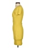 Assorted Brands Solid Yellow Casual Dress Size S - photo 5
