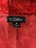 Sisters 100% Polyester Red Faux Fur Vest Size M - photo 6