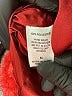 Sisters 100% Polyester Red Faux Fur Vest Size M - photo 7