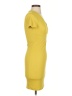Assorted Brands Solid Yellow Casual Dress Size S - photo 4
