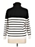 Undo Stripes Ivory Turtleneck Sweater Size XL - photo 2