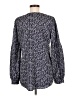 CAbi 100% Polyester Blue Long Sleeve Blouse Size M - photo 2