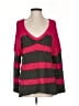 Free People Color Block Red Pullover Sweater Size S - photo 1