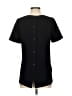 Madewell 100% Polyester Black Short Sleeve Top Size XS - photo 2