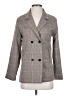 J.ING 100% Cotton Plaid Gray Blazer Size S - photo 1