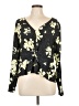 Leith 100% Rayon Black Long Sleeve Blouse Size L - photo 1